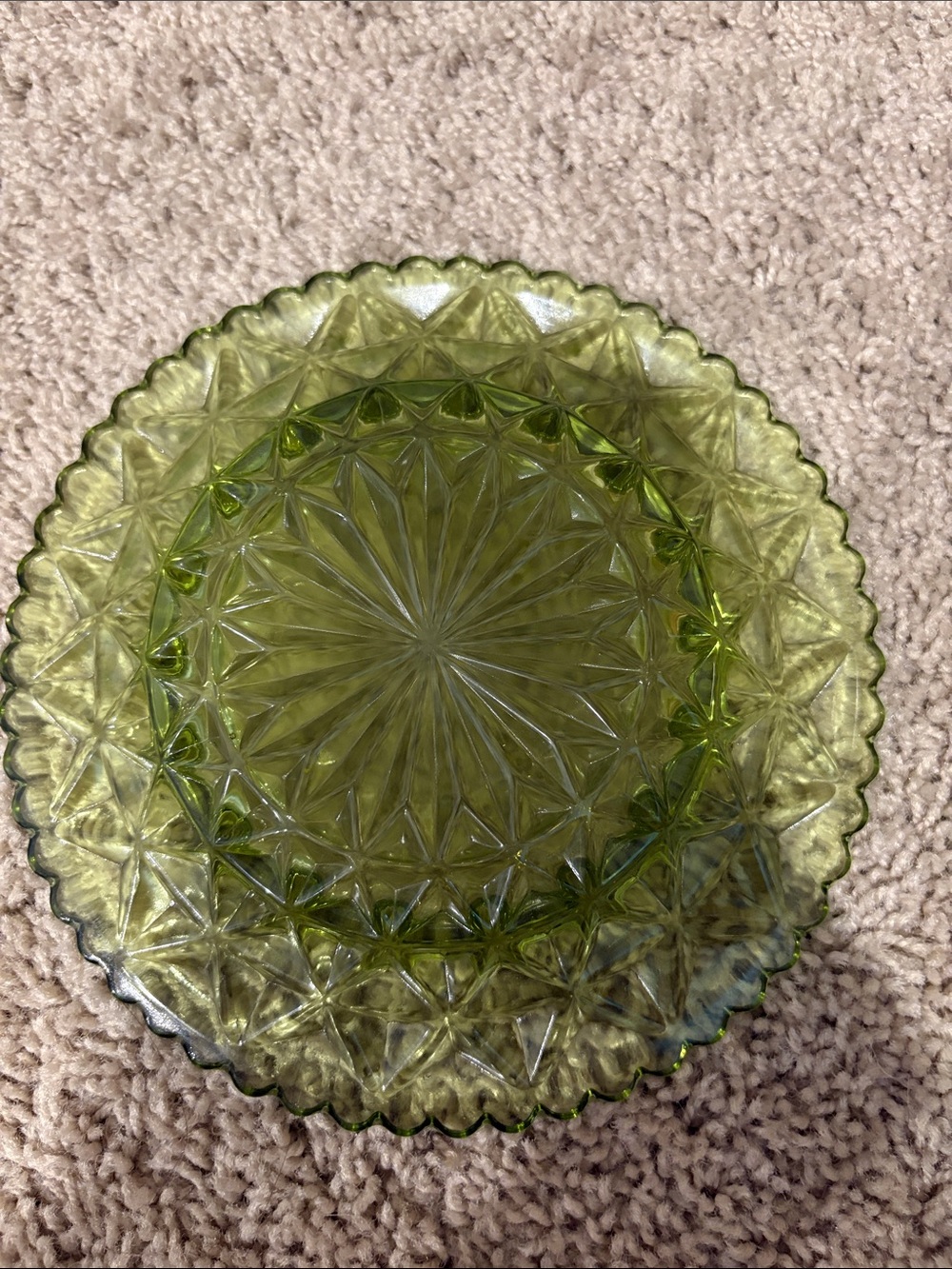 Vintage glass butter dish - Picture 3 of 5